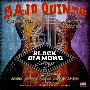 Black Diamond Strings® N277L Bajo Quinto Stainless Loop End .024| .034 | .046| .056 030 | .074 .034 in Kuwait
