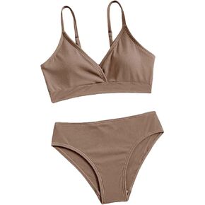 Girls 2 Piece Swimsuit Set Toddler Summer Beach Cute Bikini Rash Guard Bathing Suit Kids Vacation Fashion Pool Swimwear in Kuwait