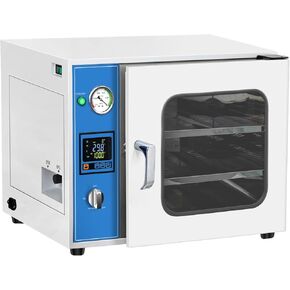 0.9 Cu Ft Digital Vacuum Drying Oven 50-200℃ Temperature Control Digital Lab Vacuum Oven with 2 Shelves 110V 600W in Saudi Arabia