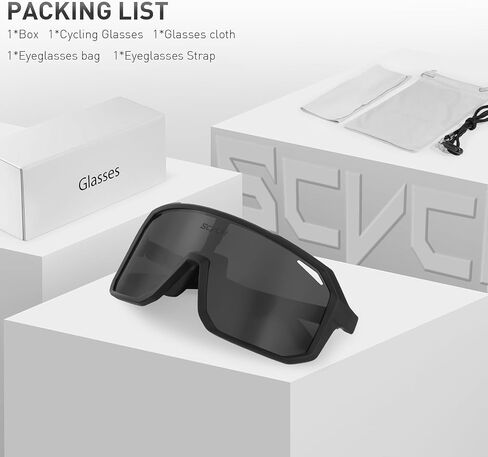 نظارات SCVCN لركوب الدراجات نظارات شمسية رياضية للنساء والرجال والدراجات MTB UV400 حماية للجري والدراجات الجبلية والبيسبول وركوب الدراجات نظارات ركوب BMX وصيد الأسماك والجري وركوب الجولف والقيادة البيسبول 503 in Kuwait
