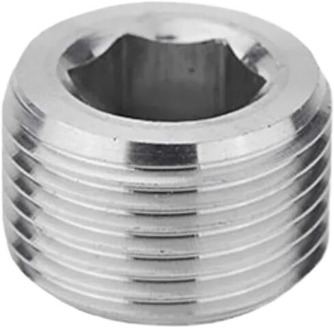 1 قطعة 1/8 "1/4" 3/8 "1/2" 3/4 "1" -1-1/2 "ذكر غاطسة شفة عرافة مربع نهاية التوصيل غطاء 304 ماسورة من الفولاذ المقاوم للصدأ المناسب (عرافة الداخلية ، BSPP SS304) in Kuwait