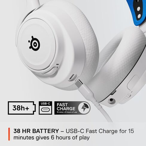 STEELSERIES ARCTIS NOVA 7P ألعاب متعددة الأنظمة اللاسلكية وسماعات الرأس المحمولة - نظام نوفا الصوتي - 2.4 جيجا هرتز وبلوتوث في وقت واحد - بطارية 38 ساعة - USB -C - MIC MIC in Kuwait