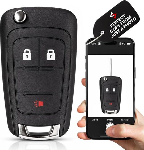 CUT CUT REMOTE FLIP KEY FOB استبدال FOB FITS لـ CHEVY GMC BUICK EXANOX SONIC TRAX TRAIN ENCORE 2010 2011 2012 2014 2015 2015 2017 2018 OHT01060512 3 BUNTUR in Kuwait