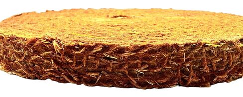 6" Orange Dip Treated Hard Rigid Sisal Buffing Wheel – 1/2" Arbor Hole, 1/2" Thick, 1/4" Sewn – Heavy-Duty Cut Buffing & Polishing for Steel, Stainless Steel, & Ferrous Metals -2-Pack in Kuwait
