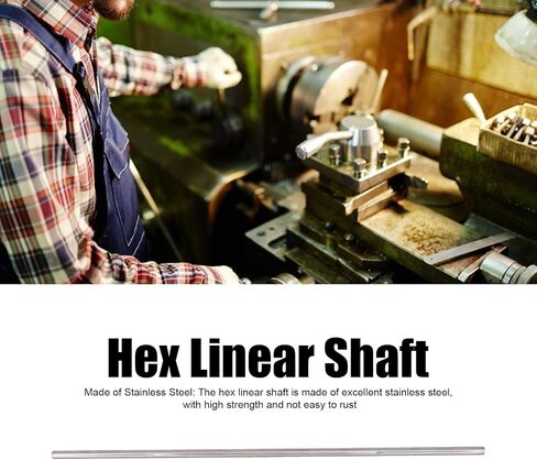 Stainless Steel Hex Bar Rod Linear Transmission Shaft Improve Efficiency Mechanical Equipment in Kuwait