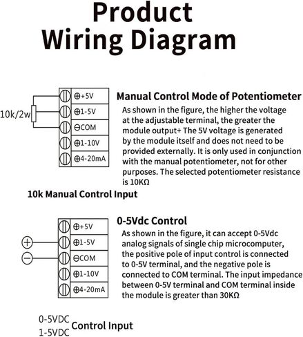 220VAC 40A SCR-40A Single-Phase Voltage and Current Regulator Power Controller Module 4-20mA 1-5V Potentiometer Control in Kuwait