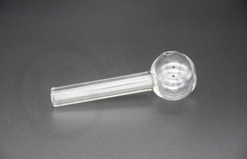 Oil Burner Bubble Glass Pipe 4 Inch, Fancy Design, Clear, 90 Pieces Jar Display in Saudi Arabia