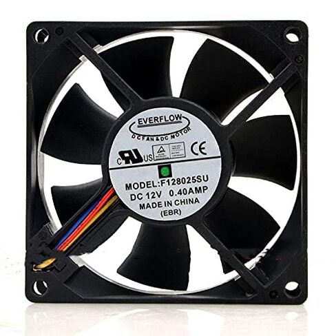 F128025SU Cooling Fan F128025SU 12V 0.40A 80mm×80mm×25mm 4-Wire Cooling Fan in Kuwait