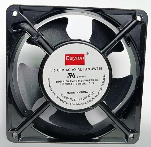 مروحة تبريد جديدة 4WT46، 115 CFM، 115 فولت، 0.24/0.26 أمبير، 20/22 وات، 12 سم in Kuwait