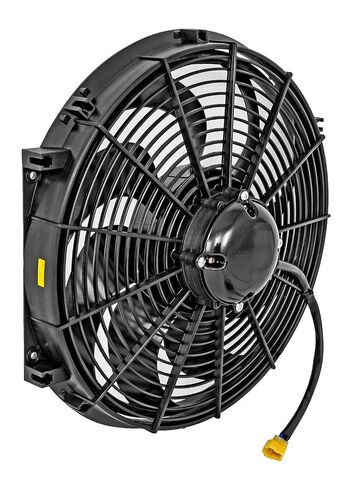 JEGS Universal HD Electric Fan Assembly | 16in.Diameter | Quiet S-Blade Design | 2200 CFM Airflow | Reversible | 18.9 Amp Draw in Kuwait