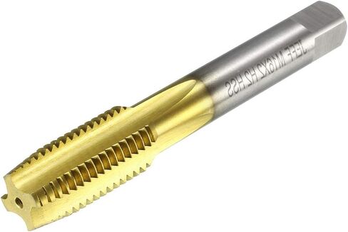 صنابير مترية M16 × 2 مم، لآلة الخيوط والمثاقب الكهربائية DIY، H2 HSS Ti-Coated، أداة لولبة خيط اليد اليمنى، قطعتان in Kuwait