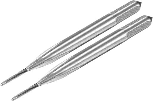 M METERXITY 2-Pack M0.9x0.225mm Metric Thread Tap, High Speed Steel 36mm Length Straight Flute Right Hand Thread Screw Tapping Tool for Drilling/Milling Machines/CNC Machine Tools in Kuwait