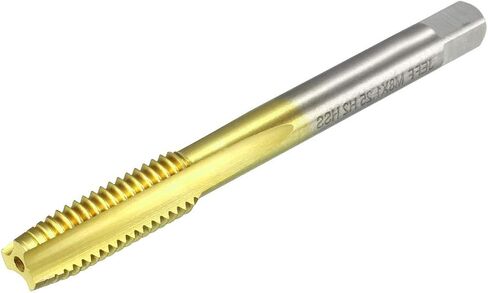 صنابير مترية M16 × 2 مم، لآلة الخيوط والمثاقب الكهربائية DIY، H2 HSS Ti-Coated، أداة لولبة خيط اليد اليمنى، قطعتان in Kuwait