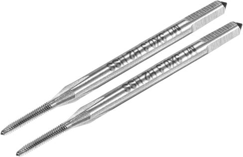 M METERXITY 2-Pack M0.9x0.225mm Metric Thread Tap, High Speed Steel 36mm Length Straight Flute Right Hand Thread Screw Tapping Tool for Drilling/Milling Machines/CNC Machine Tools in Kuwait