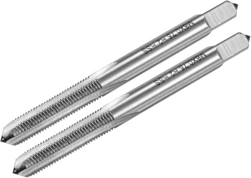 M METERXITY 2-Pack M0.9x0.225mm Metric Thread Tap, High Speed Steel 36mm Length Straight Flute Right Hand Thread Screw Tapping Tool for Drilling/Milling Machines/CNC Machine Tools in Kuwait