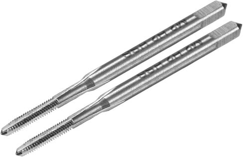 M METERXITY 2-Pack M0.9x0.225mm Metric Thread Tap, High Speed Steel 36mm Length Straight Flute Right Hand Thread Screw Tapping Tool for Drilling/Milling Machines/CNC Machine Tools in Kuwait