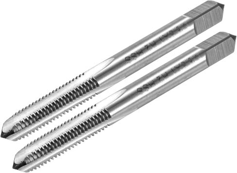 M METERXITY 2-Pack M0.9x0.225mm Metric Thread Tap, High Speed Steel 36mm Length Straight Flute Right Hand Thread Screw Tapping Tool for Drilling/Milling Machines/CNC Machine Tools in Kuwait
