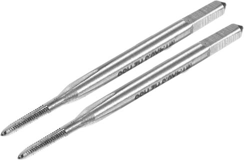 M METERXITY 2-Pack M0.9x0.225mm Metric Thread Tap, High Speed Steel 36mm Length Straight Flute Right Hand Thread Screw Tapping Tool for Drilling/Milling Machines/CNC Machine Tools in Kuwait