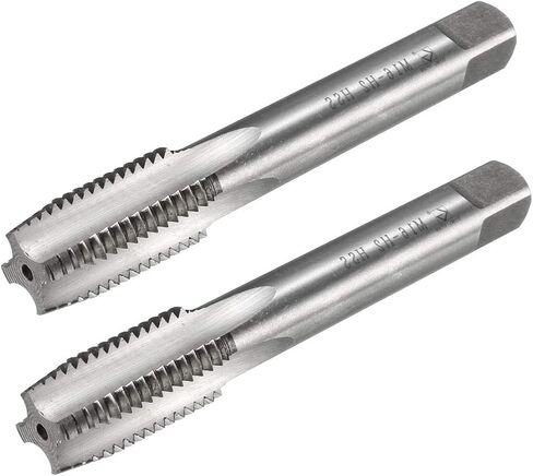 صنابير مترية M16 × 2 مم، لآلة الخيوط والمثاقب الكهربائية DIY، H2 HSS Ti-Coated، أداة لولبة خيط اليد اليمنى، قطعتان in Kuwait