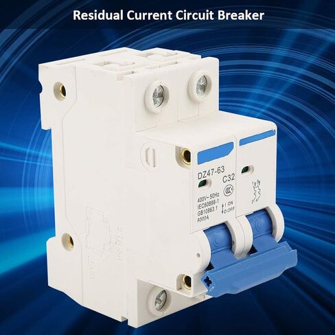 Oumefar Miniature 2 Pole RCCB Current Circuit Breaker for AC 220/380V 32A in Saudi Arabia