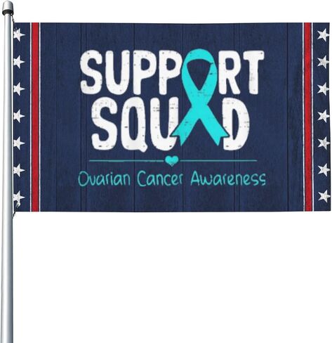 Support Ovarian Cancer Awareness Flags For Classroom in Kuwait
