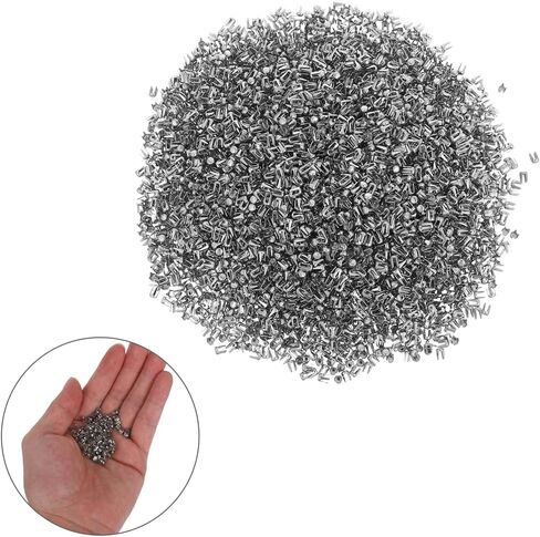 ULTECHNOVO 5000pcs Stainless Steel Nail Head Clothing Studs with Four Claw Structure Round Dome Head, Versatile DIY Use for Shoes, Fabric, and Purse Repair, Silver Metal Rivet Studs in Kuwait