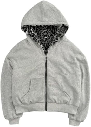 y2k zip up hoodie fur stack stack stack acit warm winter for men fur fur twhies streetwear streetwear streetwear in Kuwait