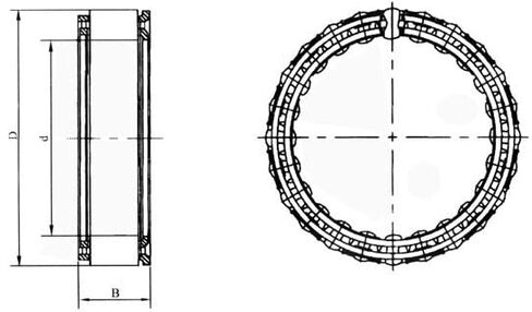 1PC DC7221B 5C 72.217x88.877x21mm One Way Overrunning Clutch Automotive Clutch Bearings in Kuwait