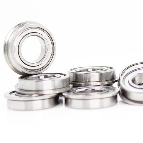 10PCS F6008ZZ Flange Bearing 40x68x15mm Double Shielded Deep Groove Flanged Ball Bearings F6008-2Z F6008Z Z ZZ in Kuwait