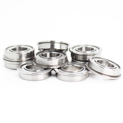 10PCS F6008ZZ Flange Bearing 40x68x15mm Double Shielded Deep Groove Flanged Ball Bearings F6008-2Z F6008Z Z ZZ in Kuwait