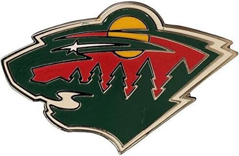 دبوس معدني لهواة التجميع بشعار Wincraft NHL Minnesota Wild مقاس 2.54 سم in Kuwait