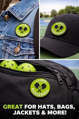 هدايا Pickleball شارة معدنية ذات دبوس - "l Love Pickleball" هوية قابلة للتجميع، ملحق دبوس Pickleball للاعبين والمشجعين ومجموعات المجتمع in Kuwait