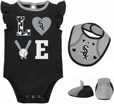 VF Chicago White Sox Baseball Infant Baby One Piece Bodysuit Creeper - Black in Kuwait