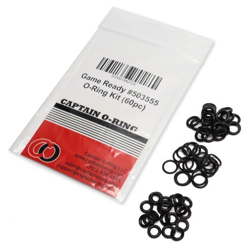 Captain O-Ring - مجموعة حلقات O بديلة مكونة من 60 قطعة #503555 لـ Game Ready GRPro 2.1 Med4 Elite in Kuwait