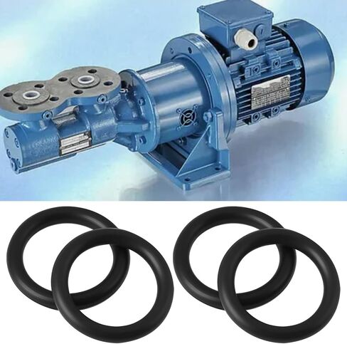 100 قطعة حلقات دائرية 5/16 "ID X 7/16" OD X 1/16 "حلقة دائرية من النتريل لمحرك هوائي هيدروليكي in Kuwait