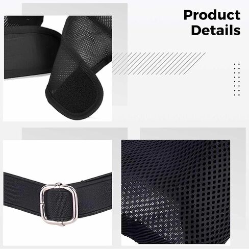 Archery Chest Guard, Breathable Mesh Fabric Protector, Adjustable Straps, Lightweight Protective Gear for Bow Hunting, Black in Kuwait