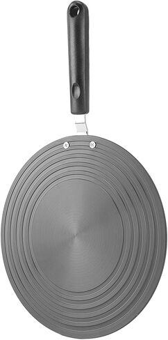 SUNGOOYUE Heat Diffuser, Aluminum Alloy Induction Plate with Threaded Design and Heat Conducting Barrier for Gas Stove Electric Cooktop, Protects Pots from Burning and Ensures Balanced (24cm) in Saudi Arabia