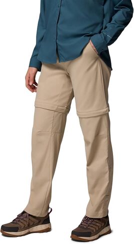 Columbia Women's Leslie Falls Convertible Hiking Pants, Ancient Fossil, 4 Short in Kuwait