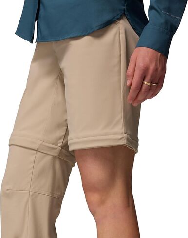 Columbia Women's Leslie Falls Convertible Hiking Pants, Ancient Fossil, 4 Short in Kuwait