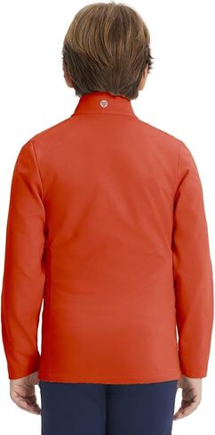 M MAELREG Full Zip Fleece Lined Jacket for Kids Lightweight Water Resistant Coat Boys Winter Long Sleeve Jackets with Pockets in Kuwait