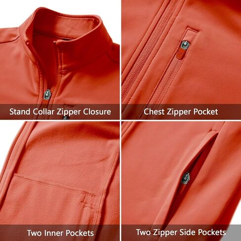 M MAELREG Full Zip Fleece Lined Jacket for Kids Lightweight Water Resistant Coat Boys Winter Long Sleeve Jackets with Pockets in Kuwait