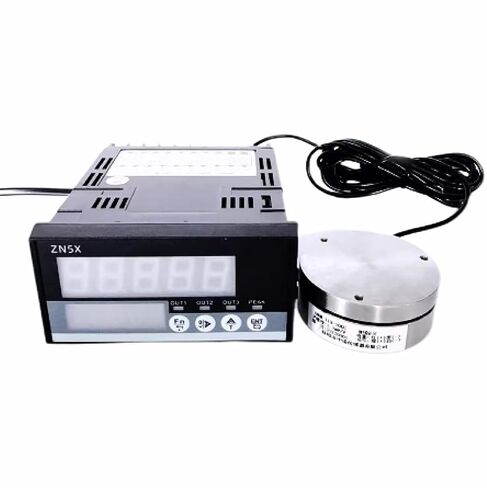 MXBAOHENG Load Cell Sensor with Indicator Display, 0-200KG, 0.1% Accuracy Test Compression Force Weight, Pressure Weighing Sensor Kit for Factories, Laboratories, and Logistics Industries | 9 Units, 3 Sets of Relay Outputs, Five Digit Display in Kuwait