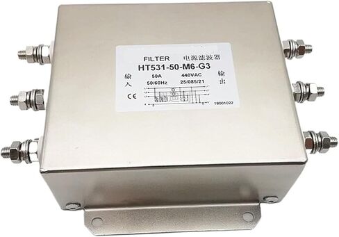 فلتر طاقة تيار متردد ثلاثي الطور 380 فولت HT531-30-M4-E3 10A 20A 30A 50A(HT531-100-M8-F3 100A) in Kuwait