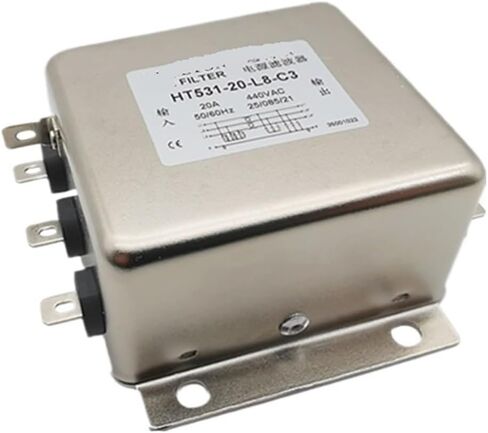 فلتر طاقة تيار متردد ثلاثي الطور 380 فولت HT531-30-M4-E3 10A 20A 30A 50A(HT531-100-M8-F3 100A) in Kuwait