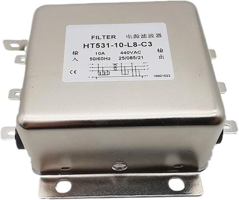 فلتر طاقة تيار متردد ثلاثي الطور 380 فولت HT531-30-M4-E3 10A 20A 30A 50A(HT531-100-M8-F3 100A) in Kuwait