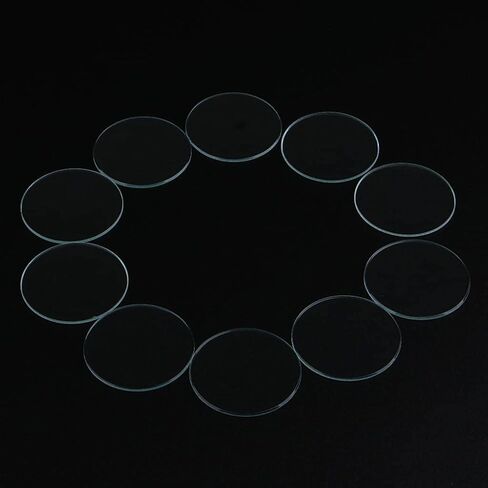 Watchmaker's Essential: 10-Piece Set of 1mm Flat Watch Crystal Replacements in Kuwait