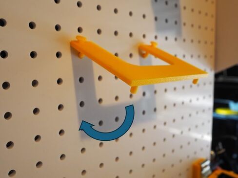 Pegboard Mount Compatible with Dewalt Battery Charger DCB1104 in Kuwait