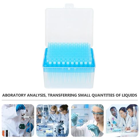 ULTECHNOVO Disposable 1ml Filter Tip Pipette- Extended 000ul Filter Tip- Easy to Use for Lab Experiment (5 Boxes, Each Box 96pcs) in Kuwait