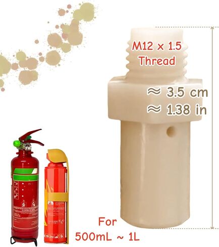 8 PCS Water Based Fire Extinguisher Nozzle Portable Extinguisher Nozzle Versatile Sprayer Replacement Accessories for Office Pantry Vehicle Kitchen Warehouse Camping in Kuwait