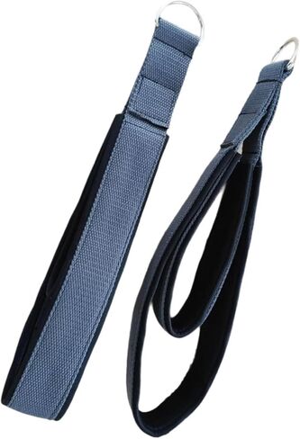Pilates Straps Foot and Hand Straps 38x5cm (15x2 inch) Double Loops Workout Accessories for Reformer Gym Exercise Stretching in Kuwait